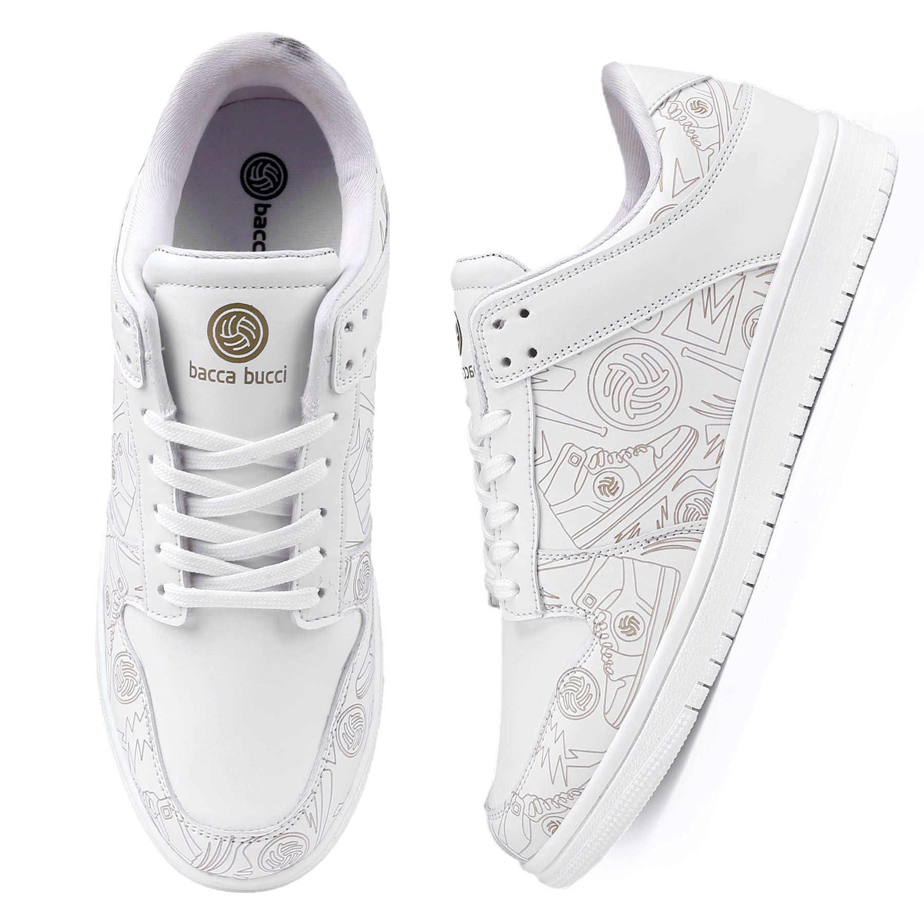 VH Henley White Grey Multi Sneakers W/ Leather Leopard Print Star Detail |  Freckled Poppy Boutique